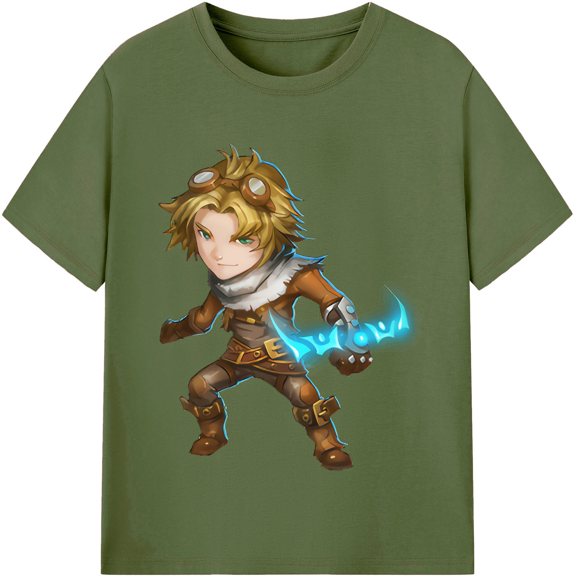 リーグ・オブ・レジェンド League of Legends LOL 綿100％半袖Tシャツ（フロントプリント）